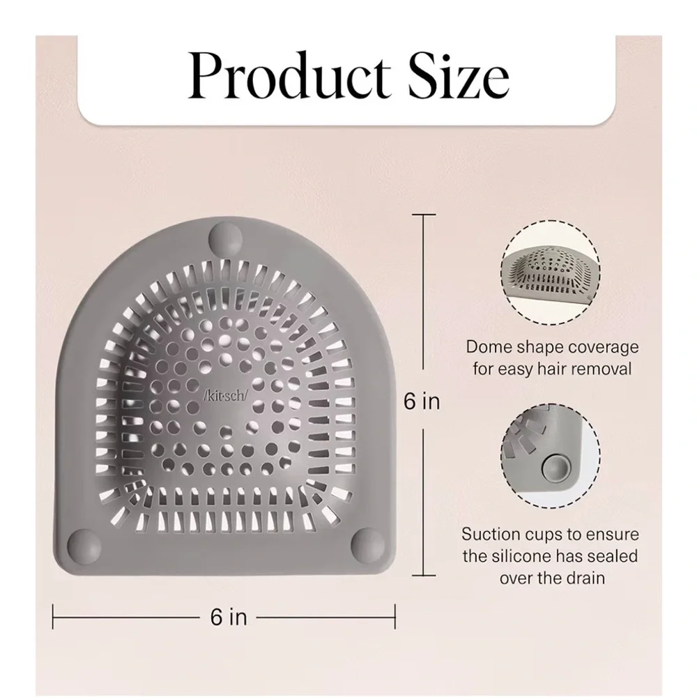 Kitsch White Drain Hair Catcher - Picture 8 of 8